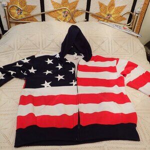 Patriotic Zip Hoodie RWB